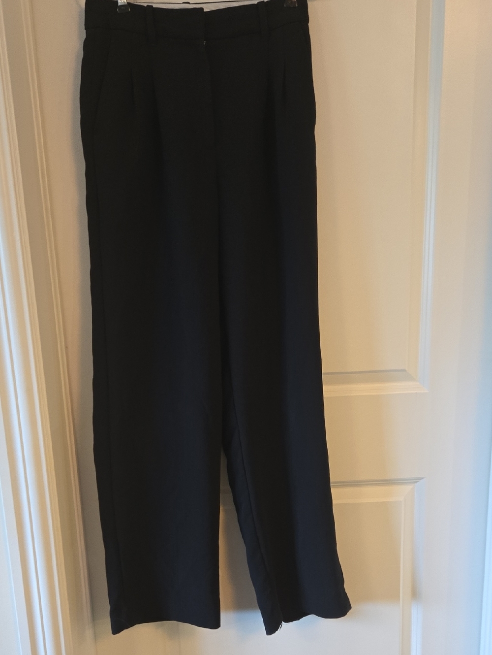 Aritzia WILFRED Black Wide-Leg Trousers